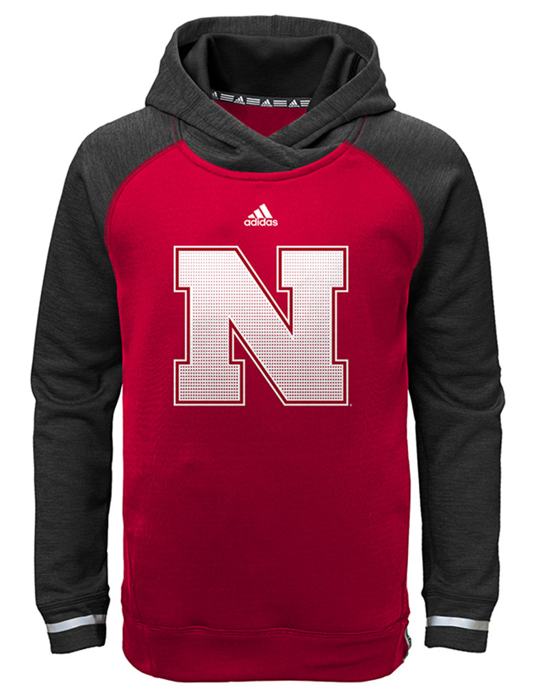Adidas Youth Husker Player Raglan Hoodie