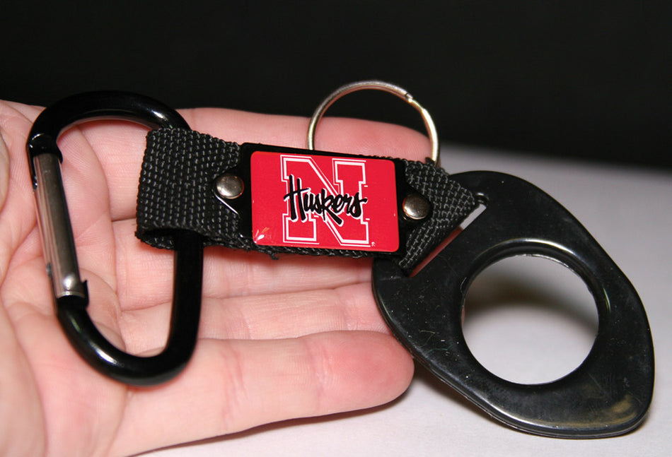 BOTTLE HLDR KEYCHAIN & CARABINEER COMBO