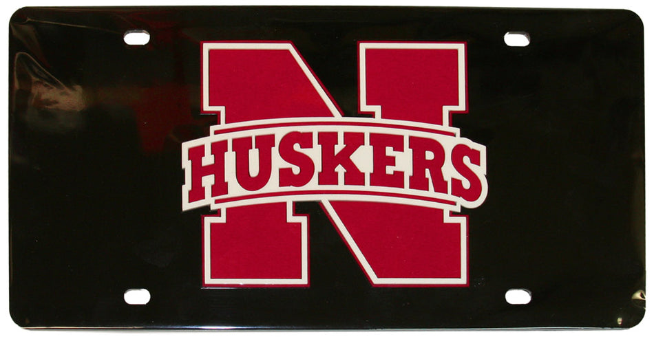 Black Acrylic License Plate