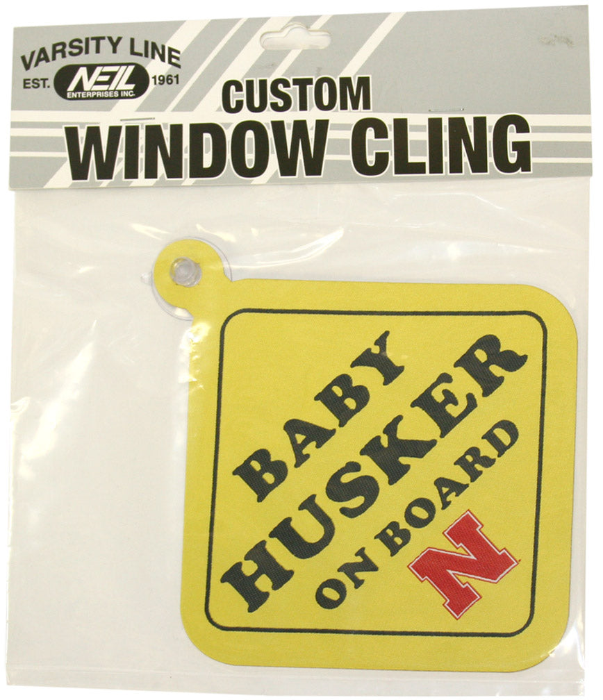 Baby Husker on Board Sign