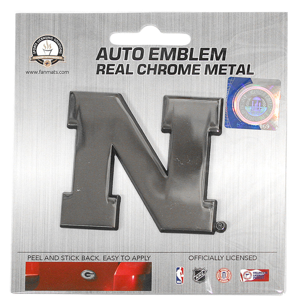 Chrome Iron N Auto Emblem