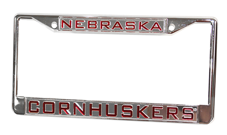 Chrome Nebraska Cornhuskers License Frame