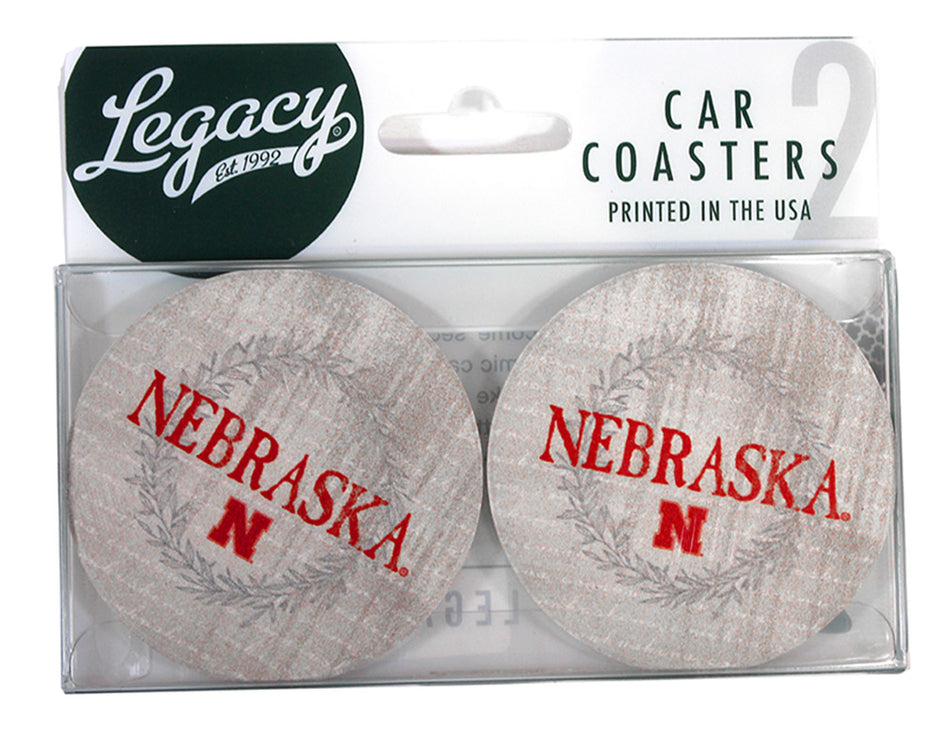Nebraska Sandstone Car Coaster 2 Pack