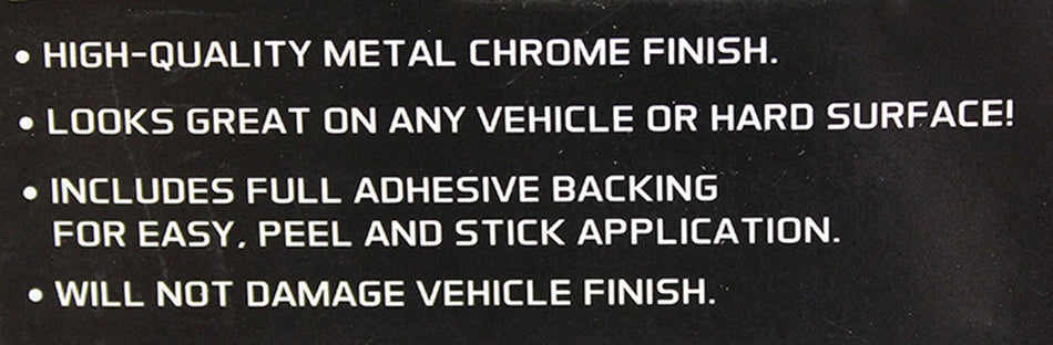 Iron N Chrome Premium Metal Emblem