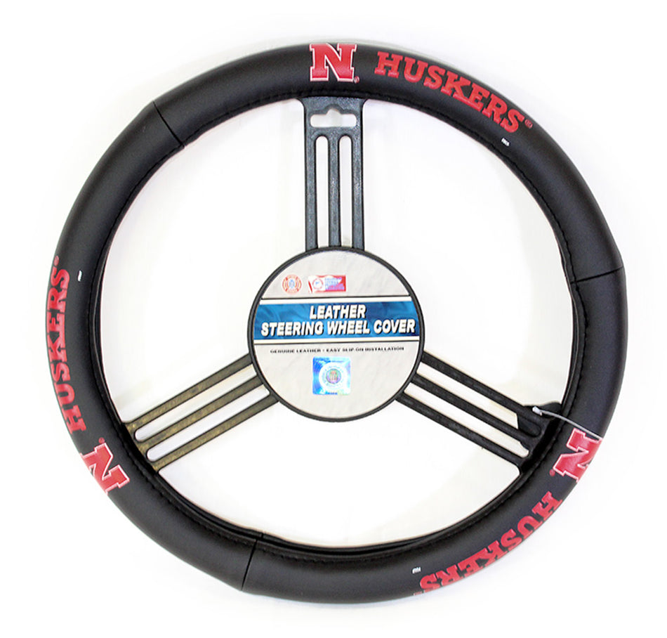 Leather Huskers Steering Wheel Cover