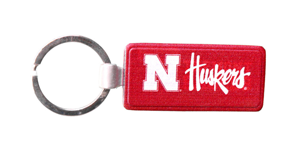 Nebraska Huskers Metal Keychain