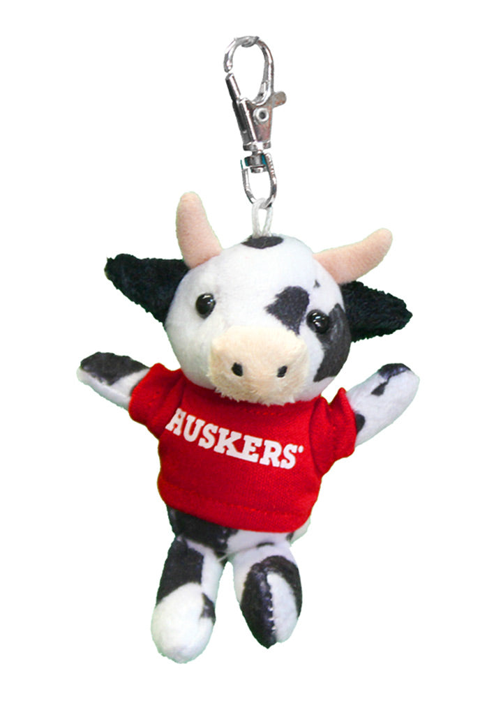 Huskers Cow Keychain