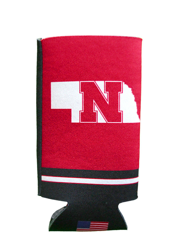 Huskers State Slim Can Cooler