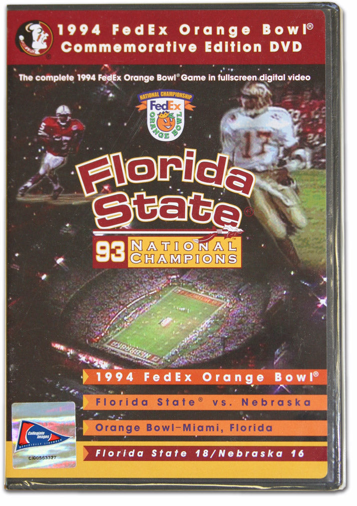1994 Orange Bowl TV Broadcast on DVD