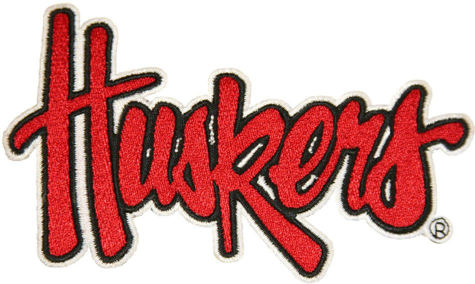 3 Inch Huskers Script Patch S
