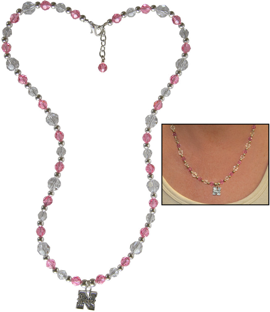 Pink Swarovski Crystal Necklace