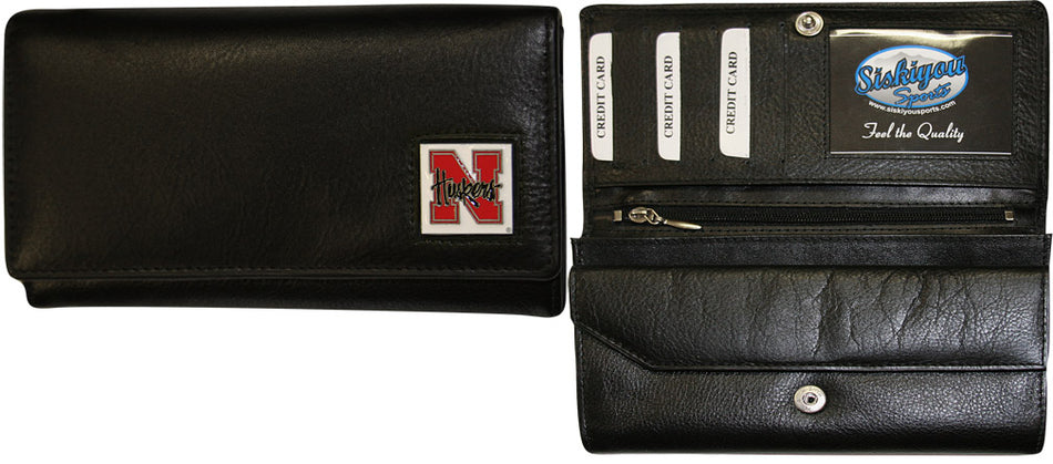 Ladies Leather Wallet/Check Book Cover