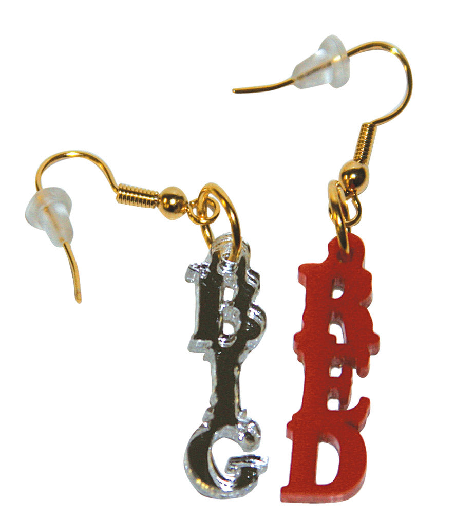 Big Red Earrings