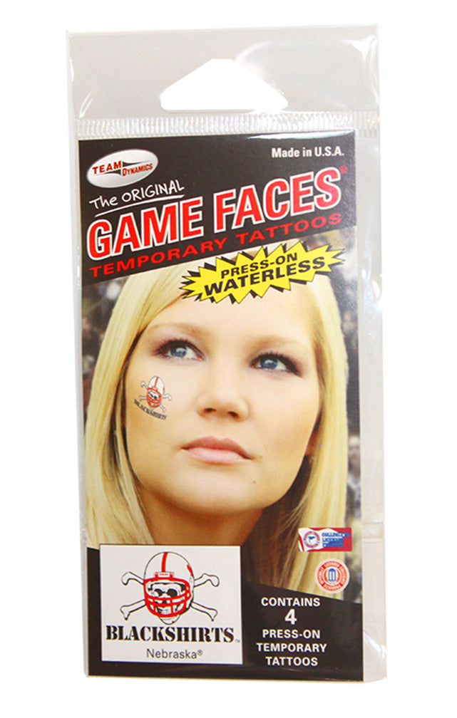 Blackshirts Waterless Tattoos 4 Pack