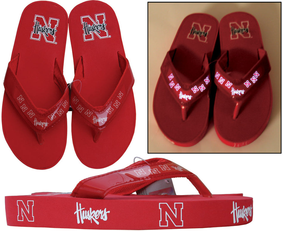 Light-up Logo Flip Flops!