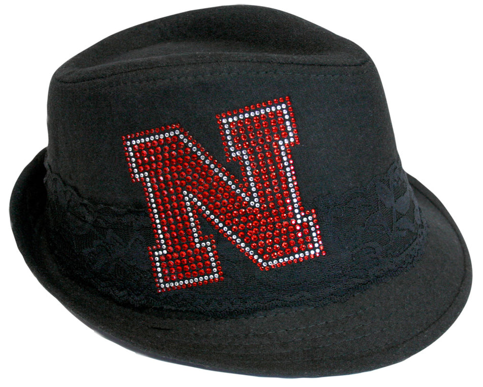 FEDORA W/ RHINESTONE 'N'