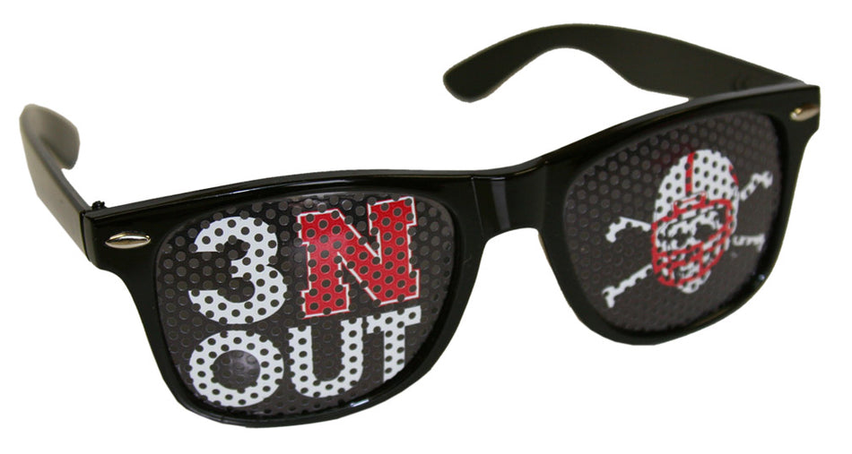 BLACK 3 N OUT SUNGLASSES