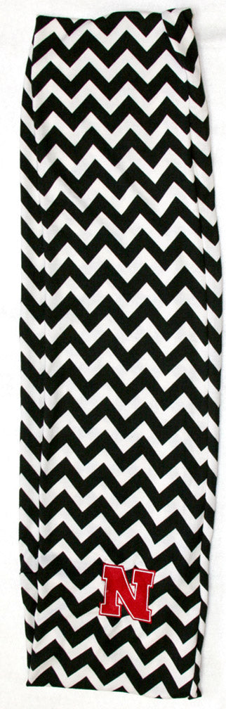 Black Chevron N Scarf
