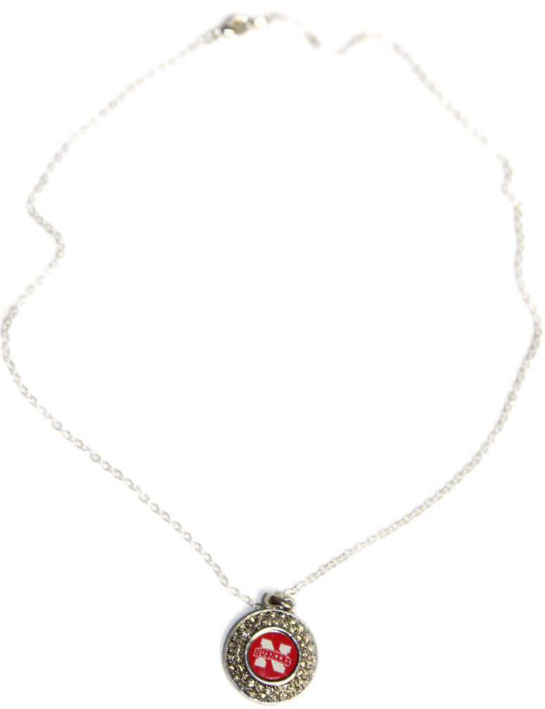 College Necklace - Crystal Thick Circle