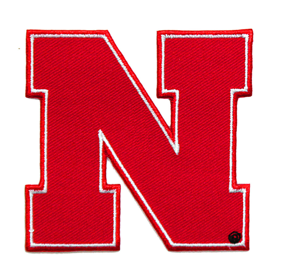 Huskers N Logo 3 Inch Embroidered Patch