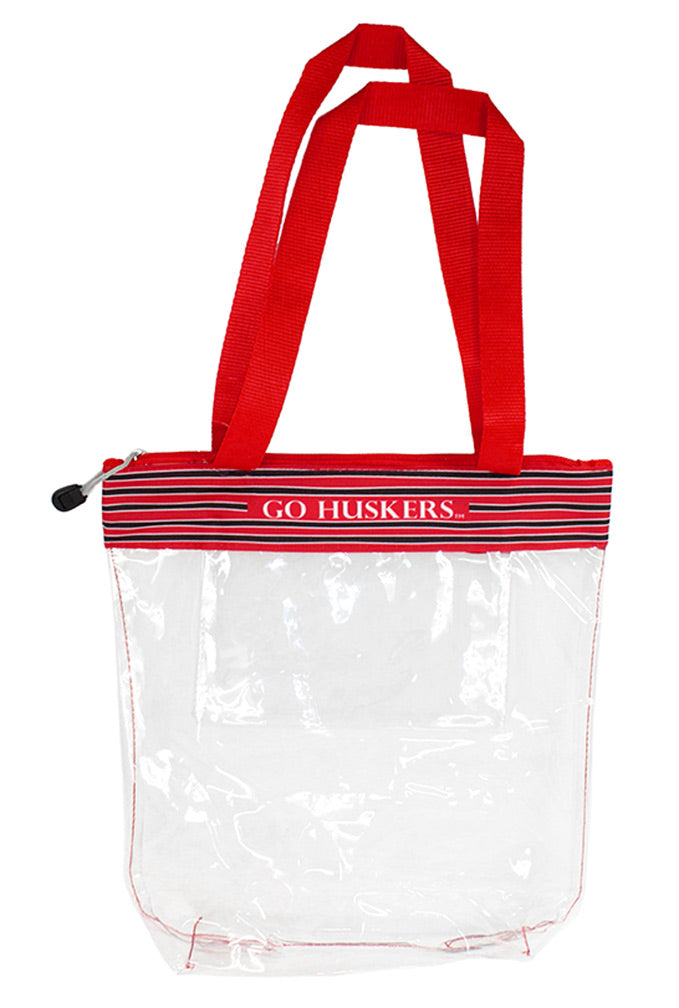 Zippered Clear Stadium Tote Desden