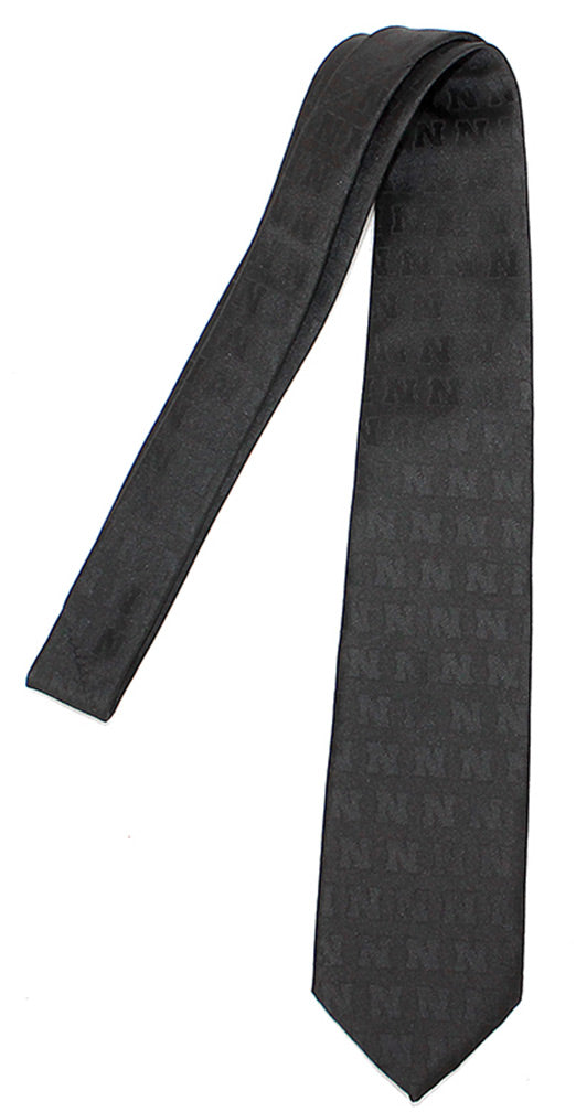 Black Tonal Nebraska Iron N Necktie