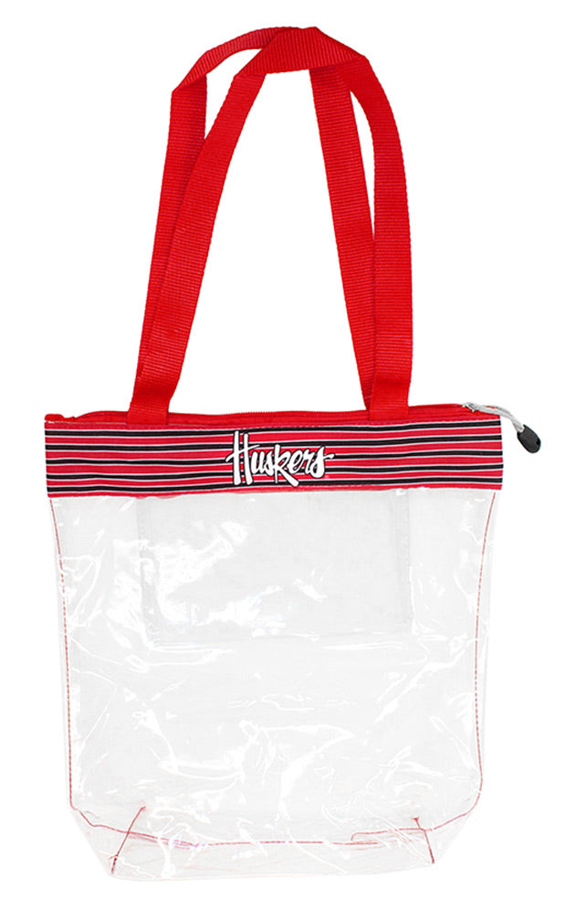 Zippered Clear Stadium Tote Desden