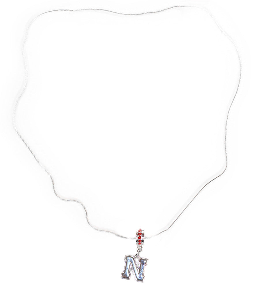 Husker Bling Charm Iron N Necklace