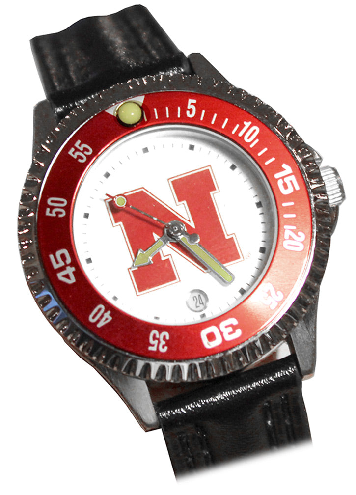 Womens Competitior Leather Band Watch