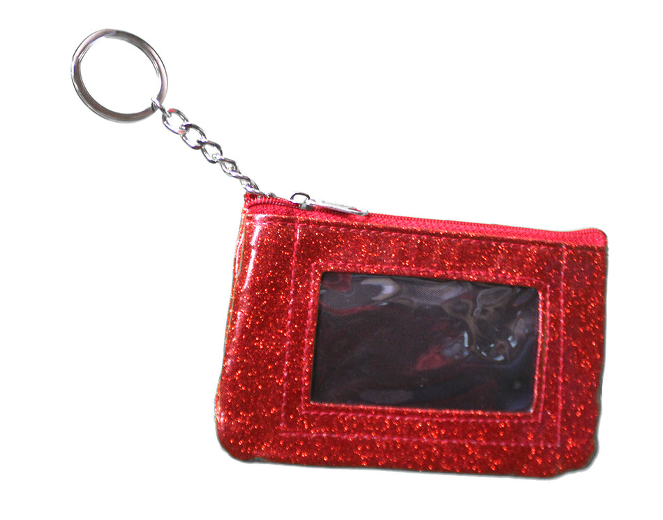 Nebraska Glitter Coin Purse