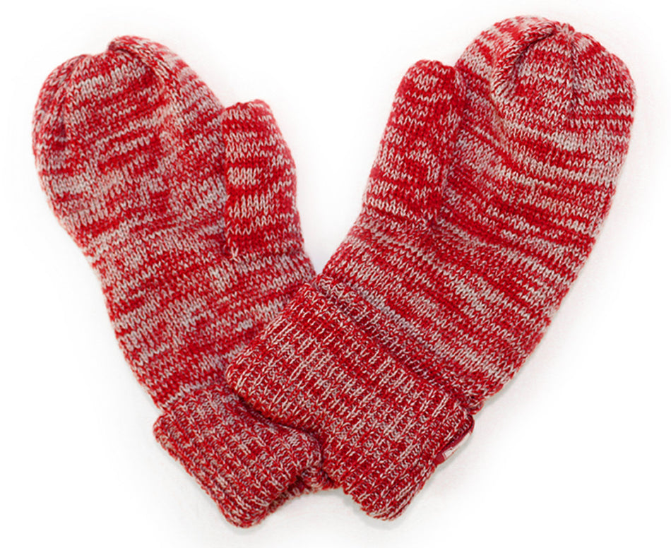 Adidas Womens Red Braid Mitten