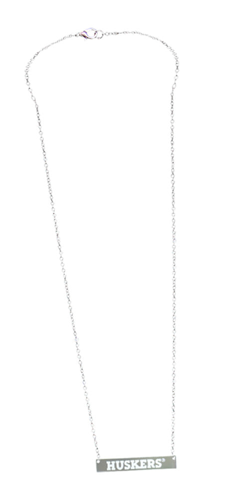 Silver Bar Huskers Necklace