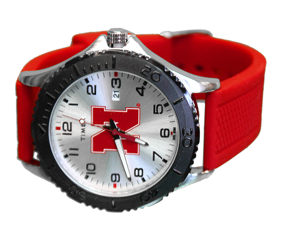 Nebraska Mens Banded Gamer Timex
