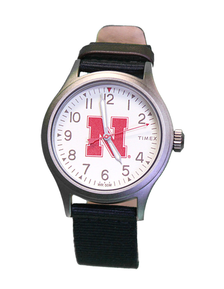 Nebraska Mens Clutch Timex