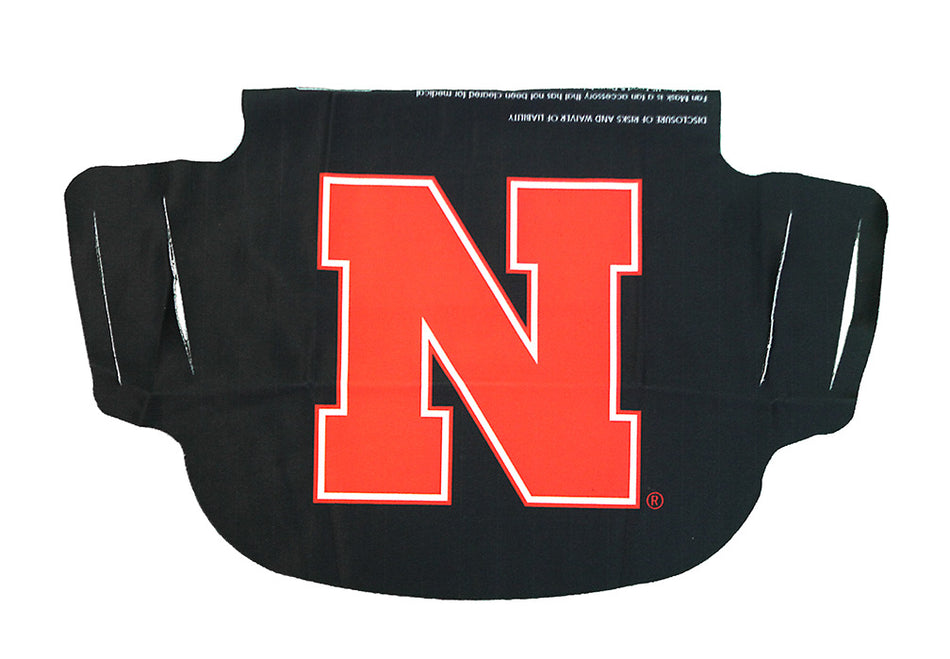 Husker Fan Mask - Black