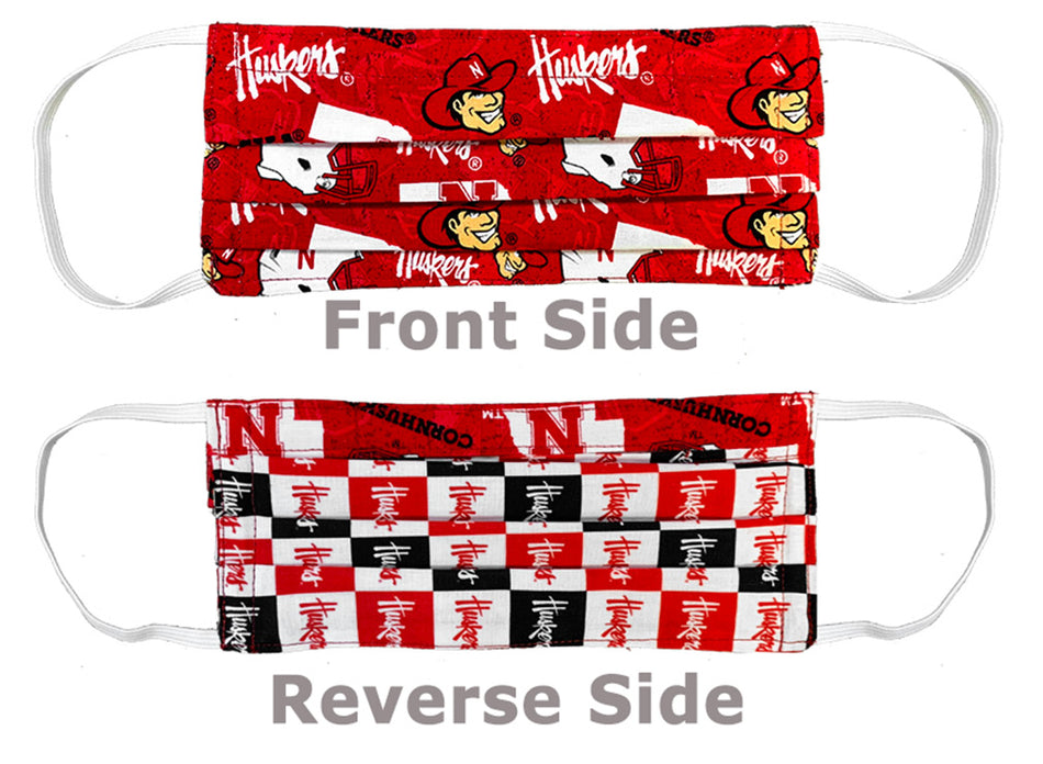 Reversible Helmets N Huskers Mask