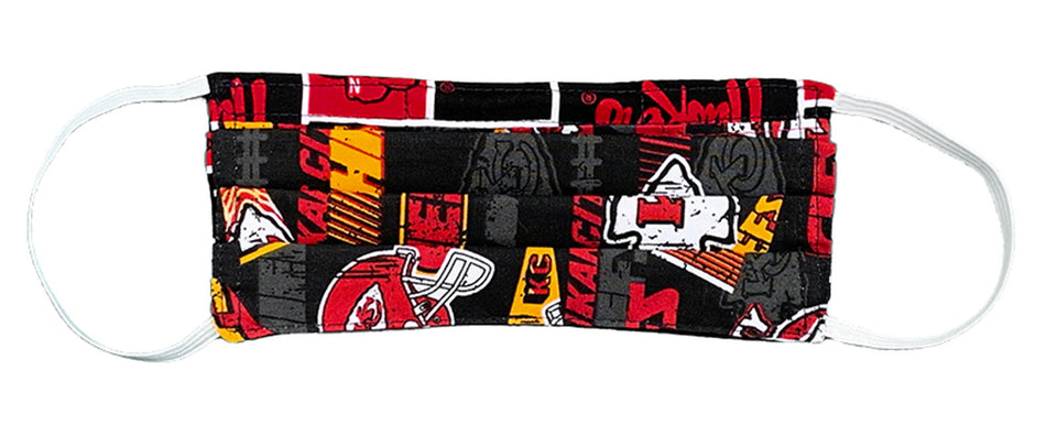 Huskers Chiefs Saturday N Sunday Reversible Mask