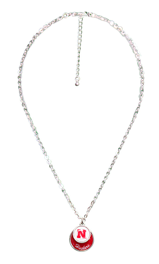 Huskers Stacked Disc Necklace