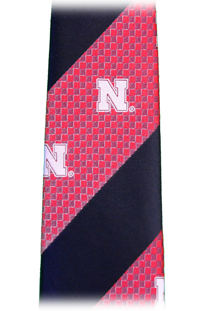 Nebraska N Geo Stripe Tie