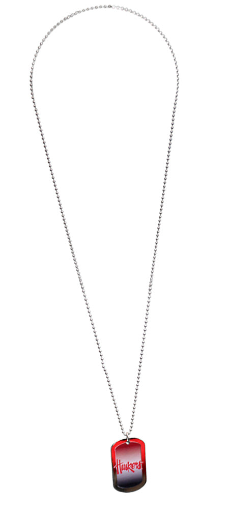 Nebraska Cornhuskers Keytag Necklace