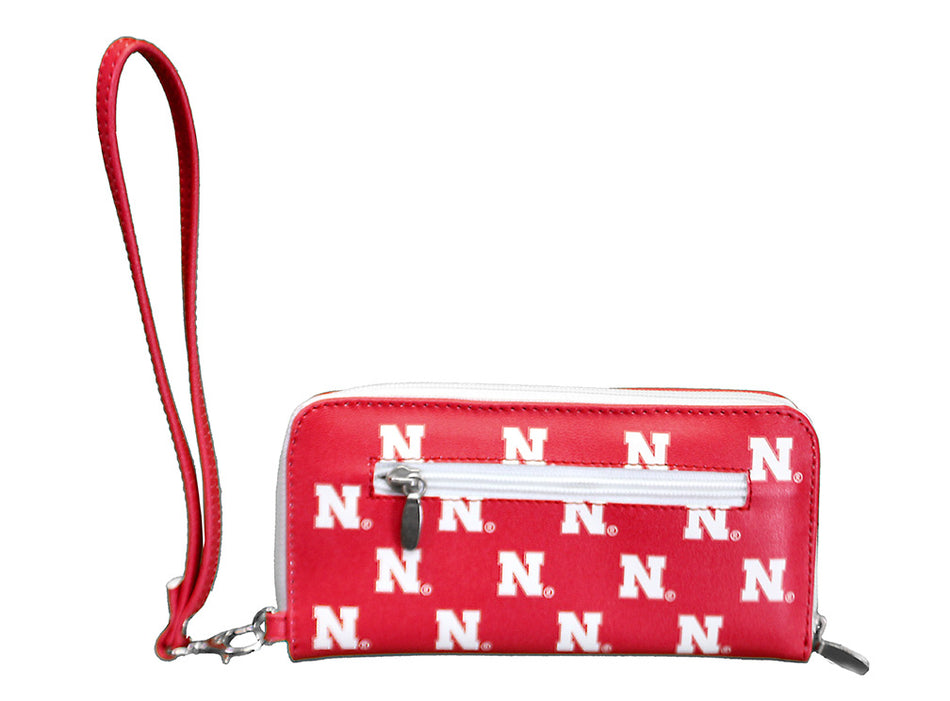 Nebraska Huskers Wristlet Clutch Wallet