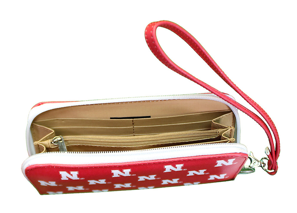 Nebraska Huskers Wristlet Clutch Wallet