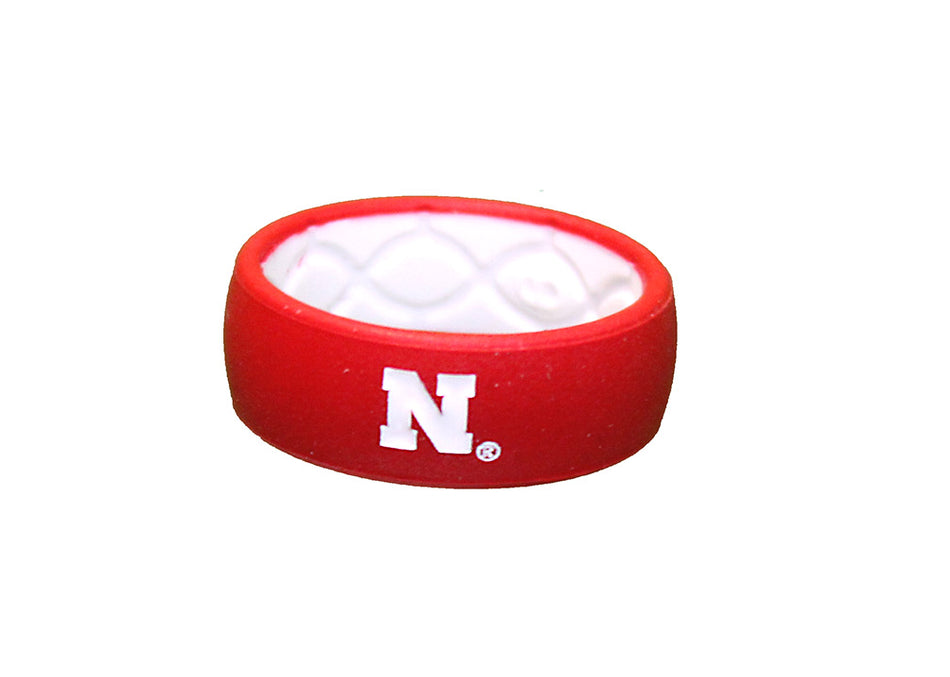 Nebraska Cornhuskers Original Red Silicone Ring Groove Life