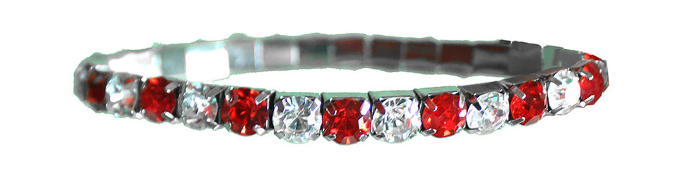 Husker Team Colors Rhinestones Blingy Bracelet