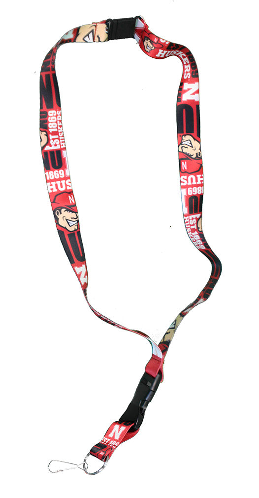 Nebraska Dynamic Breakaway Lanyard