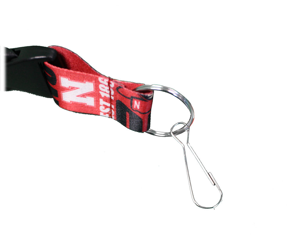 Nebraska Dynamic Breakaway Lanyard