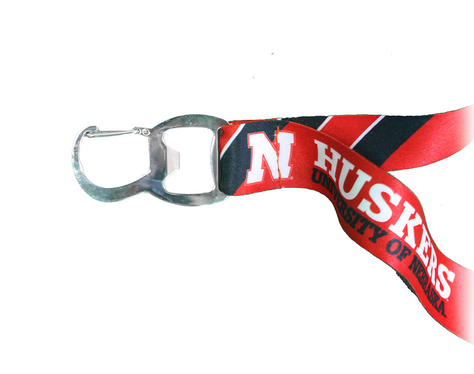 Nebraska Huskers Lanyard -N- Bottle Opener