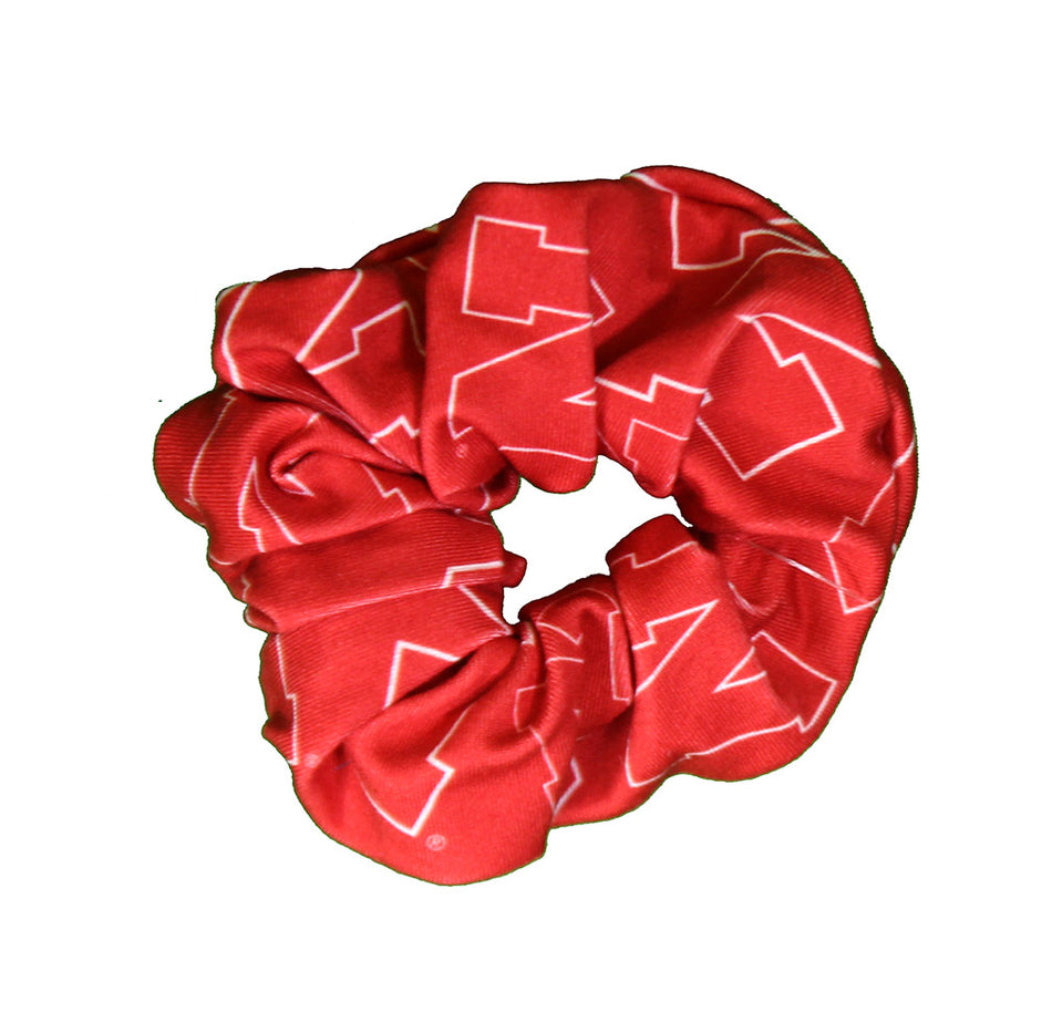 Womens Nebraska Lineup Scrunchie