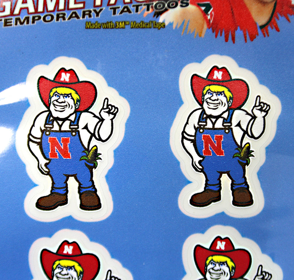 NEW HERBIE!  Herbie Husker Waterless Face Tat Set