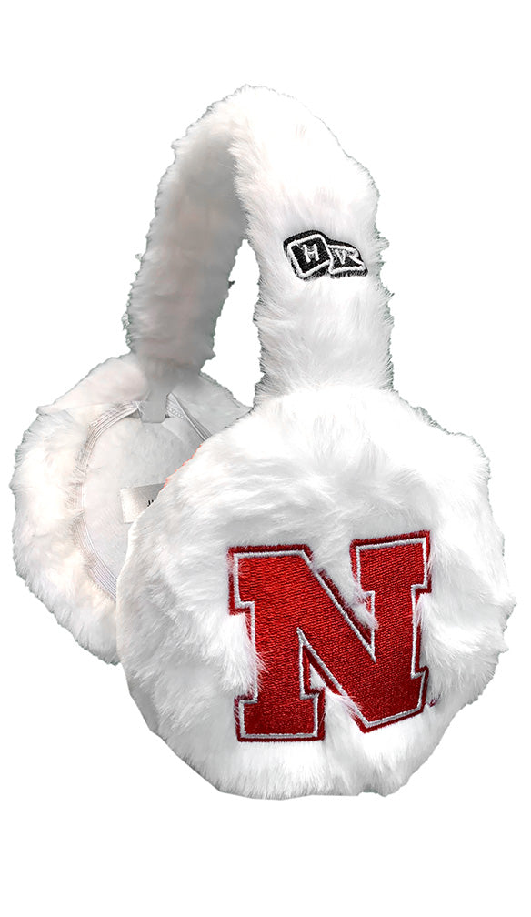 Womens Huskers Warm N Fuzzy Earmuffs